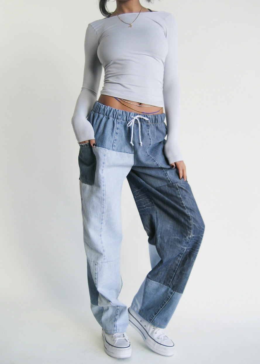 American Recycled Clothing - Denim Eco Pants