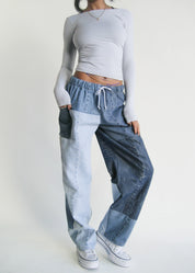 American Recycled Clothing - Denim Eco Pants