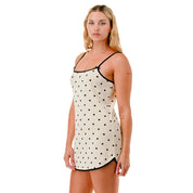 Cotton Polka Dot Slip Dress