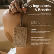 Cedar and Myrrh - Palo Santo Exfoliating Body Soap