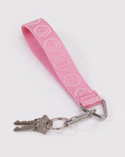 Baggu - Logo Keychain | Pink Happy