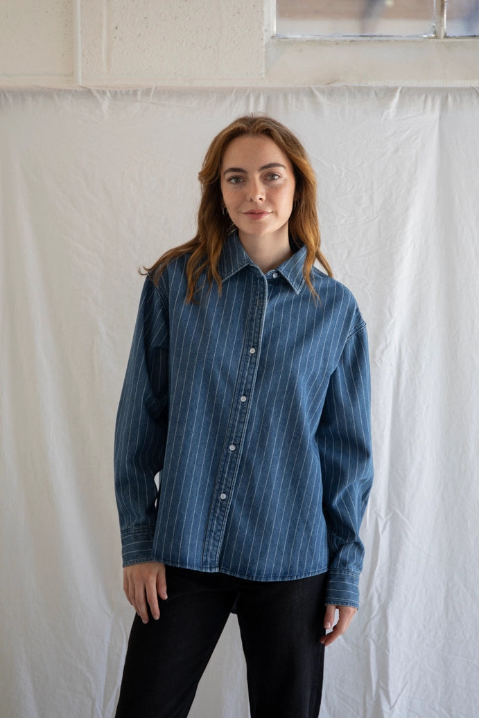 Things Between - Scottie Button Down | Denim