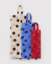 Baggu - 3D Zip Set | Polka Dot Mix