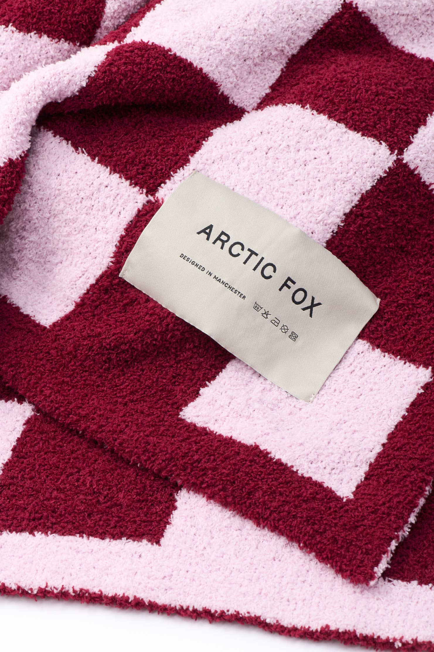 Arctic Fox & Co. - The Teddy Throw | Pink Check