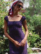 Rumored - Callaway Midi Dress | Midnight Bloom