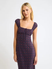 Rumored - Callaway Midi Dress | Midnight Bloom