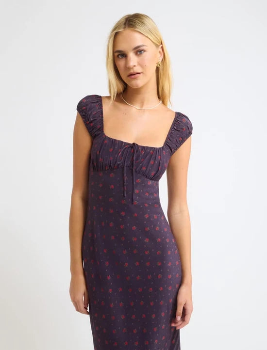 Rumored - Callaway Midi Dress | Midnight Bloom