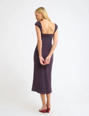 Rumored - Callaway Midi Dress | Midnight Bloom
