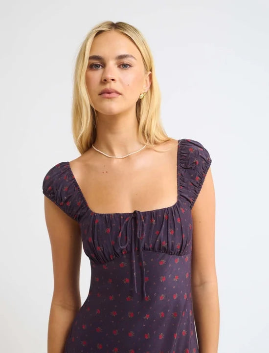 Rumored - Callaway Midi Dress | Midnight Bloom