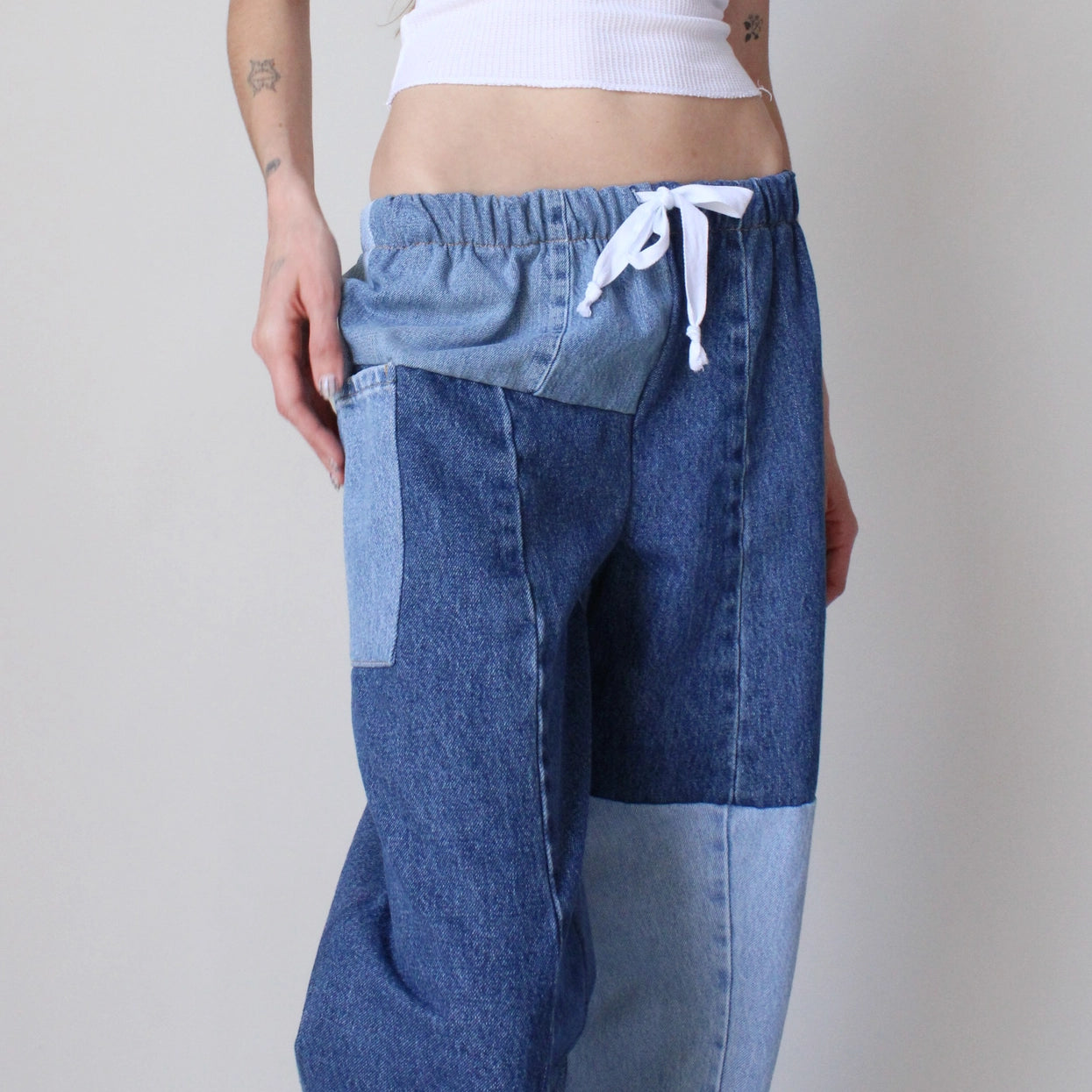 American Recycled Clothing - Denim Eco Pants
