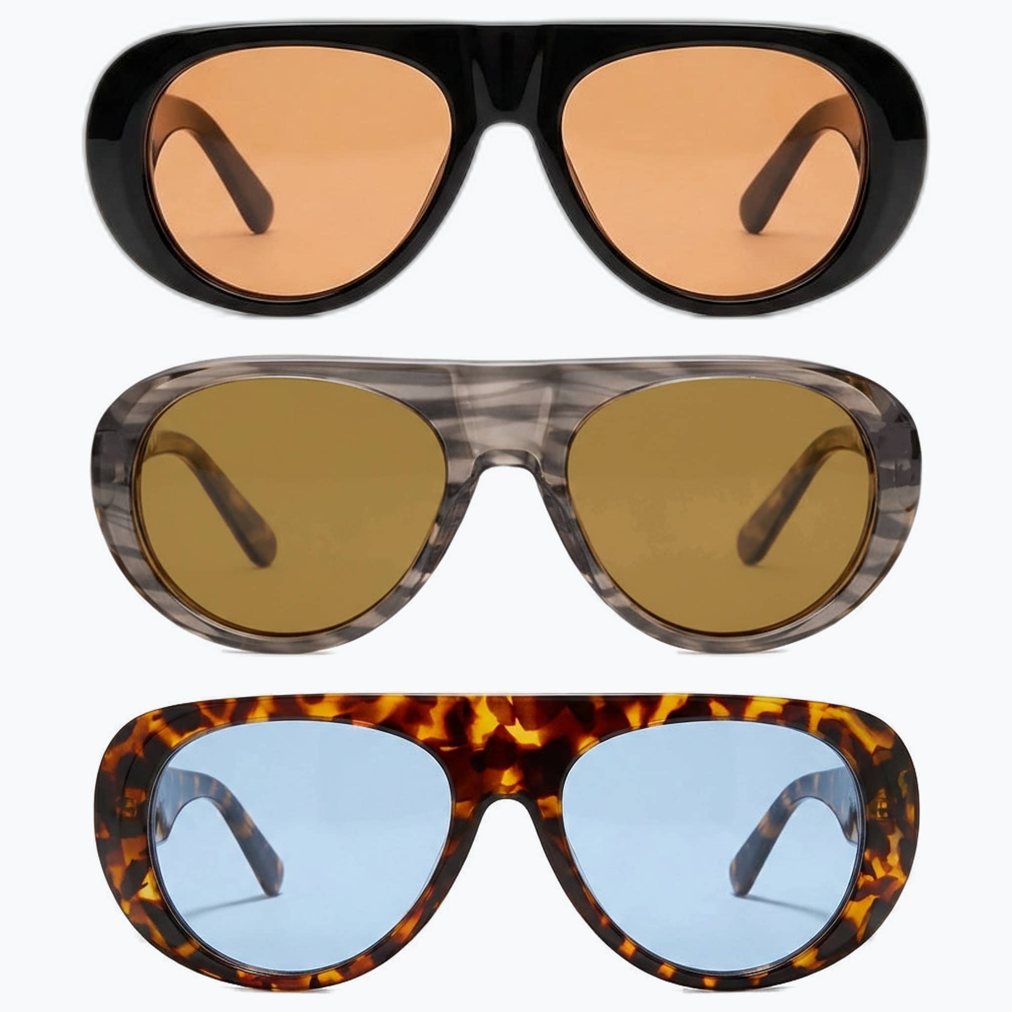 Jaxy Eyewear - The Catalyst - Retro Aviator Sunglasses