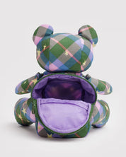 Baggu - Bear Bag | Green Star Plaid