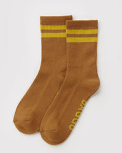 Baggu - Ribbed Sock | Toffee Stripe