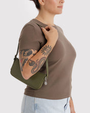 Baggu - Recycled Leather Pochette | Loden