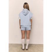 Blank Lab - Organic Cotton Terry Pullover Vest | Pale Blue