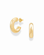 Mod + Jo - Cenie Mini Tube Hoops | Gold