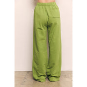Blank Lab - Organic Cotton Terry Wide Pants | Peridot