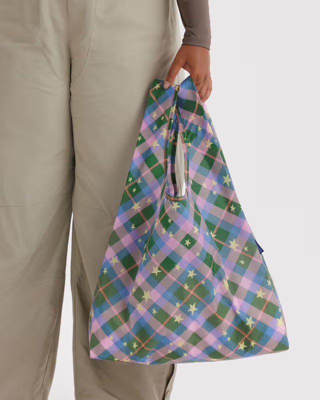 Baggu - Standard Baggu | Green Star Plaid