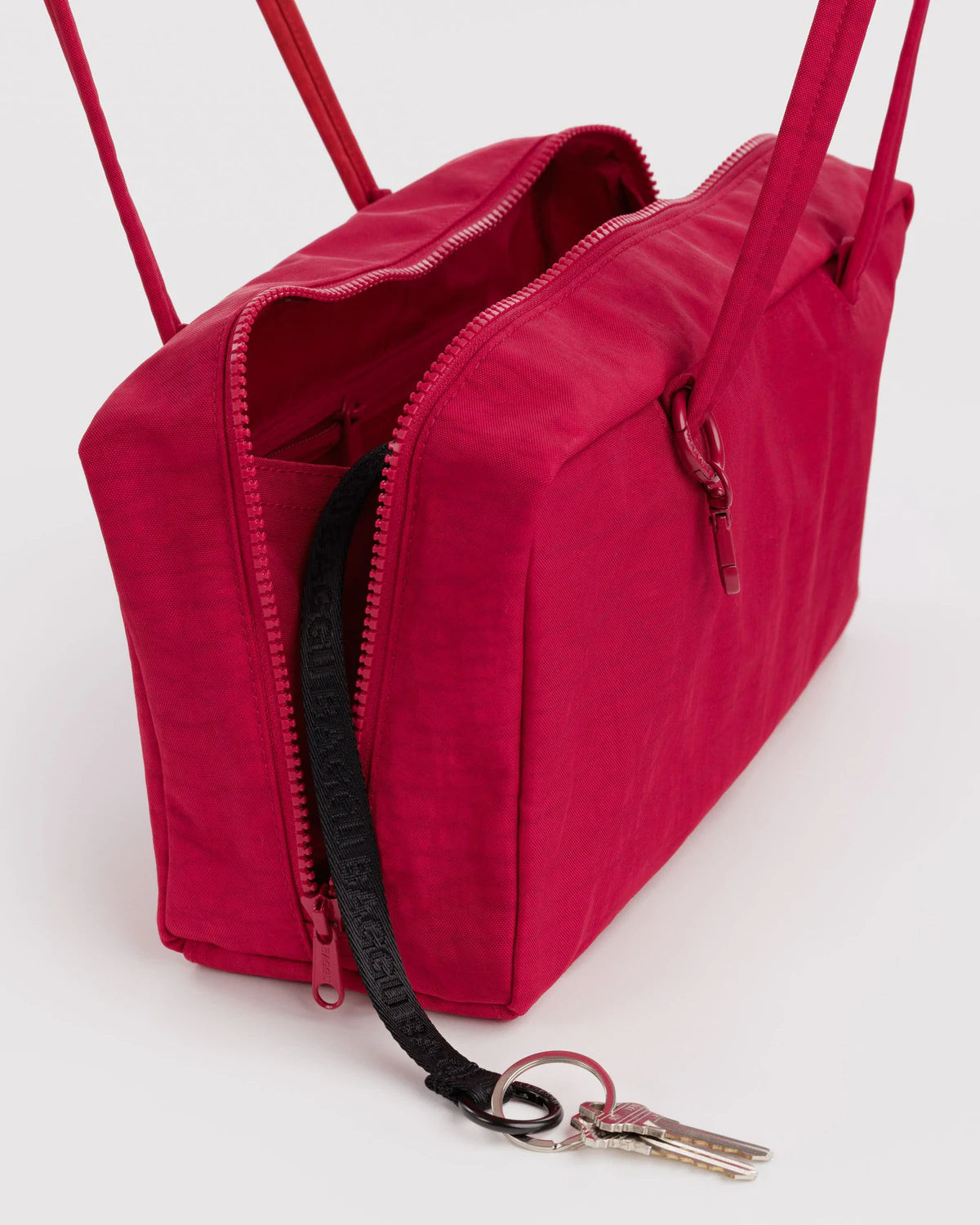 Baggu - Nylon Bowler Bag | Cherry