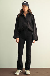 Just Black Denim - Slim Bootcut with Scissor Cut | Black