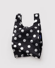 Baggu - Baby Baggu | Silver Metallic Polka Dot