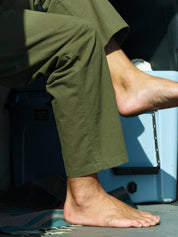 Mollusk - Drawstring Salvador Pants | Mash Green Ripstop