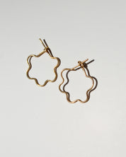 Gem & Blue - Mini Flora Hoops | Gold