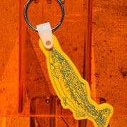 Caroline Clark - Yellow Trout Keychain