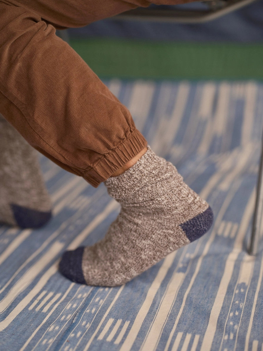 Mollusk - Marled Utility Sock | Walnut