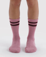 Baggu - Ribbed Sock | Wild Plum Stripe