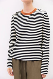 Mod Ref - The Kathleen Top | Black & Cream