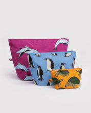 Baggu - Go Pouch Set | Vacation Animals
