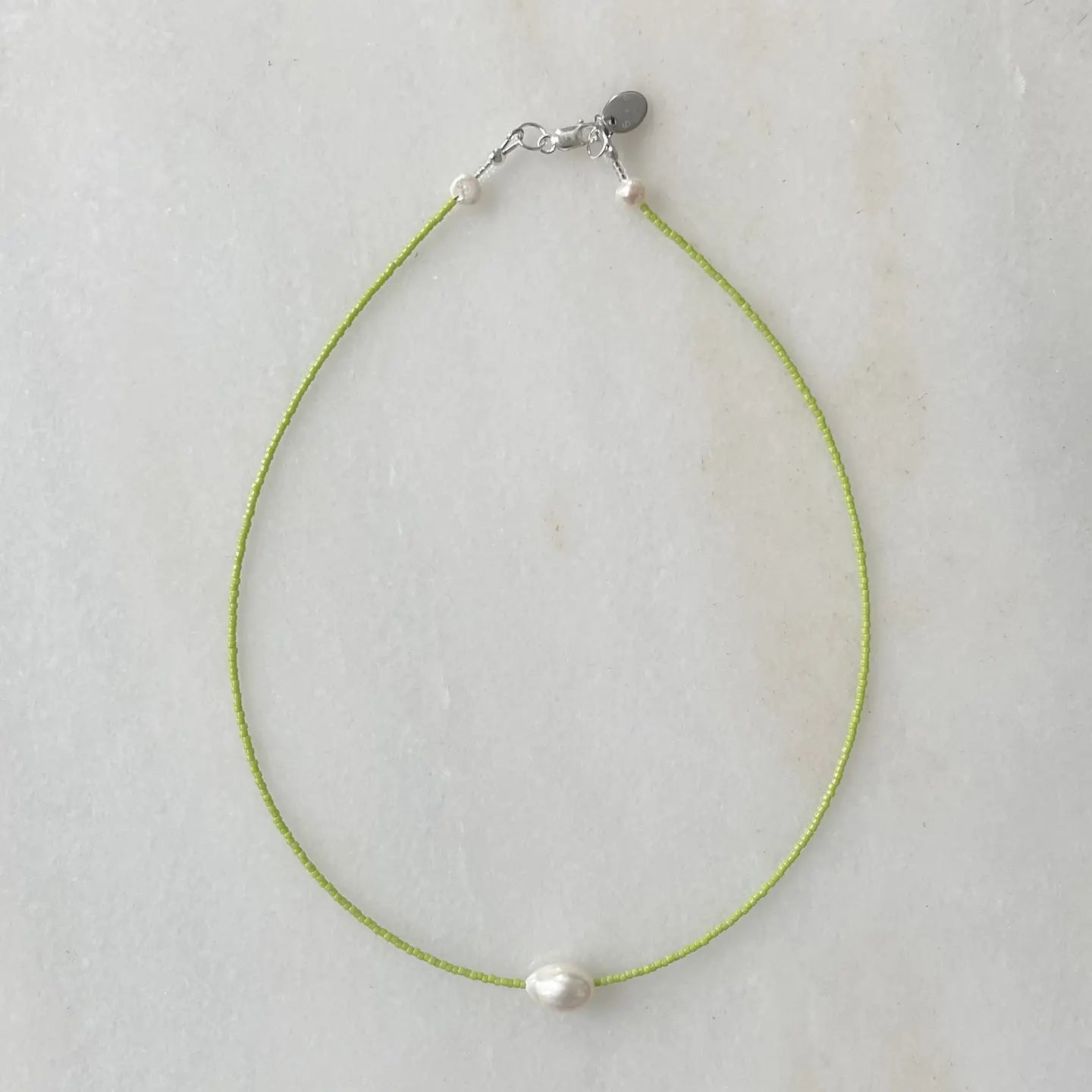Sea + Pattern - Essential Pearl Necklace | Matcha