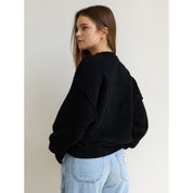 Blank Lab - Drop Shoulder Sweater Top | Black
