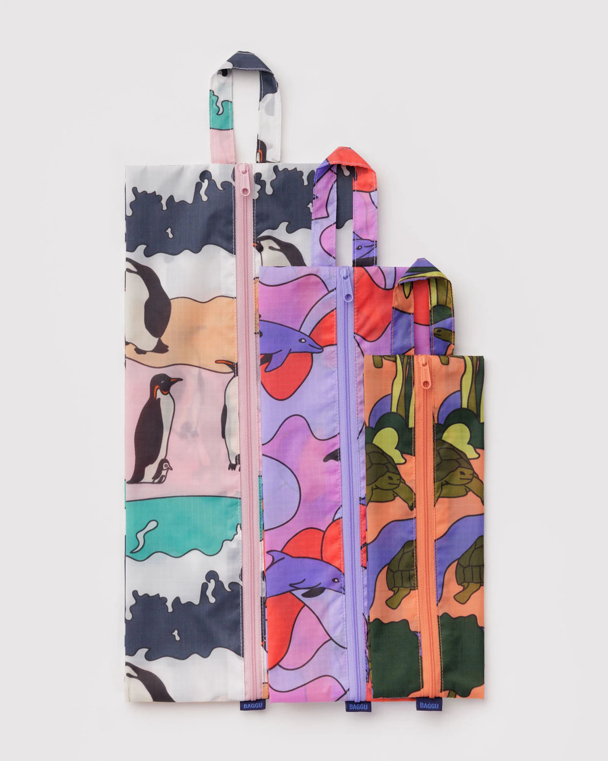 Baggu - 3D Zip Set | Vacation Animals