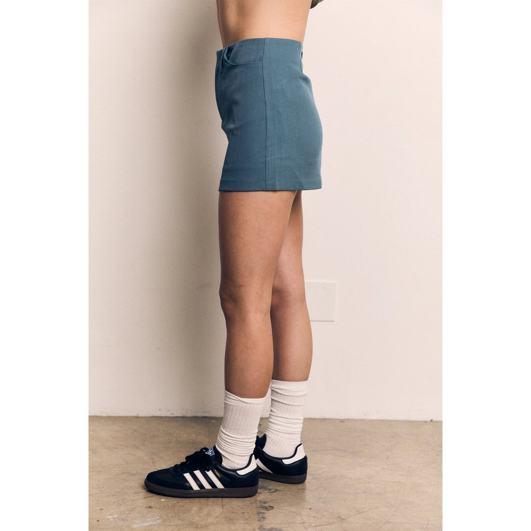 The Blank Lab - Basic Twill Skort | Vintage Blue