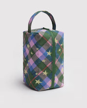 Baggu - Dopp Kit | Green Star Plaid