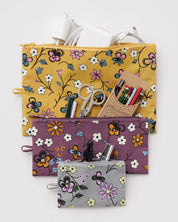 Baggu - Flat Pouch Set | Wildwood Mix