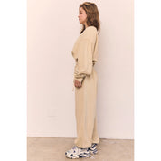 Blank Lab - Cropped Balloon Sweatshirt | Chalk