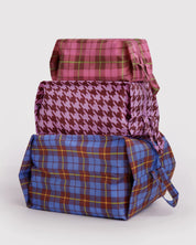 Baggu - 3D Zip Set | Check Mix