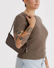 Baggu - Recycled Leather Pochette | Brown