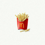 Karen Libecap - Tiny Paintings | McDonald's French Fries