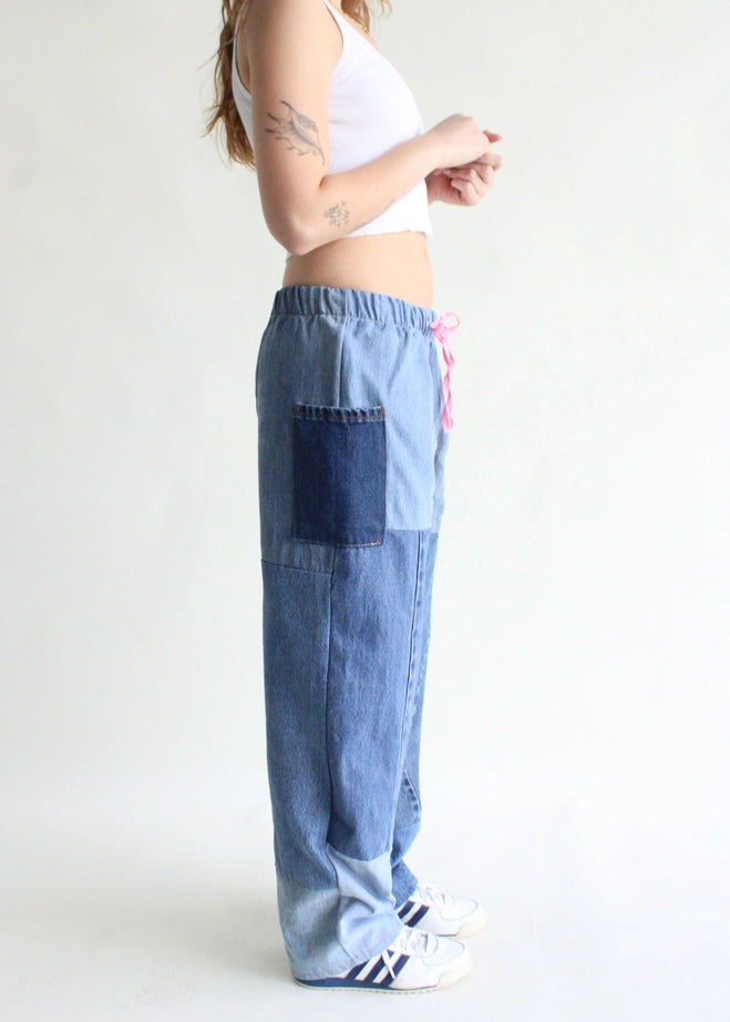 American Recycled Clothing - Spliced Denim