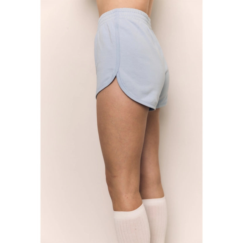 Blank Lab - Organic Cotton Terry Dolphin Shorts | Pale Blue