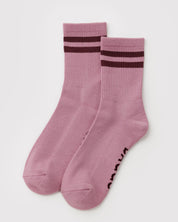 Baggu - Ribbed Sock | Wild Plum Stripe
