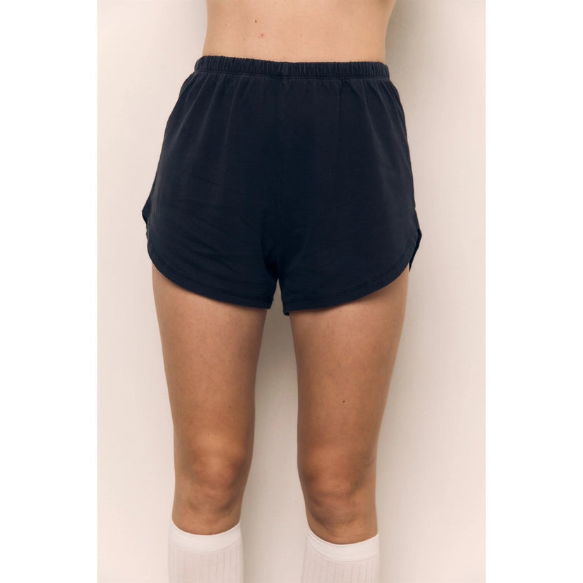 Blank Lab - Cotton Jersey Dolphin Short | Black