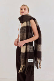 Arctic Fox & Co. - The Reykjavik Scarf | Brown Check