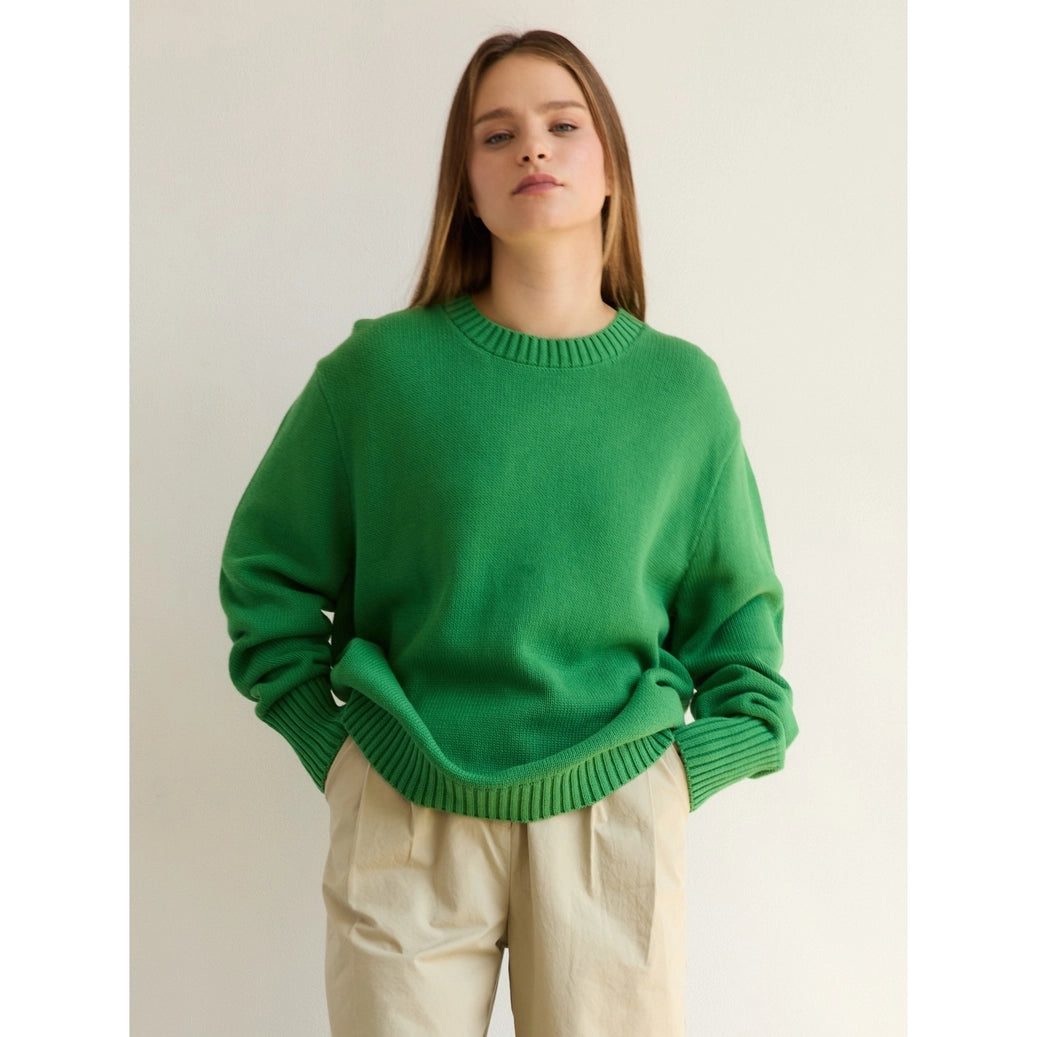 Blank Lab - Perfect Cotton Sweater | Tennis Green