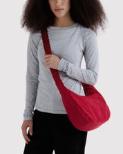 Baggu - Medium Nylon Crescent Bag | Cherry