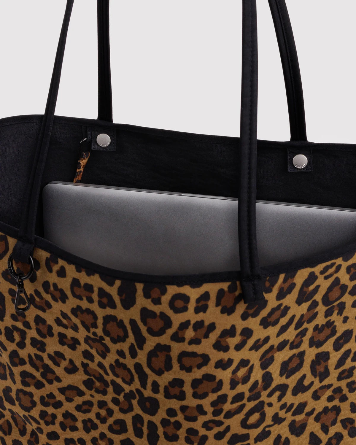 Baggu - Large Nylon Reversible Tote | Leopard Mix